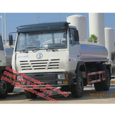 China Hotels Shacman Water Truck 8 Tons STEYR Water Bowser Truck for sale