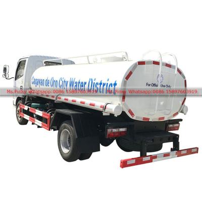 China Hotels Philippines 5000Liters Pure Drinking Water Cart With Stainless Steel Tank For Clean Drinking Water Transport for sale