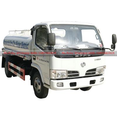 China Hotels Philippines Stainless Steel Water Tank Truck Small For Drinking Potable Pure Clean Water Transport 5000Liters for sale