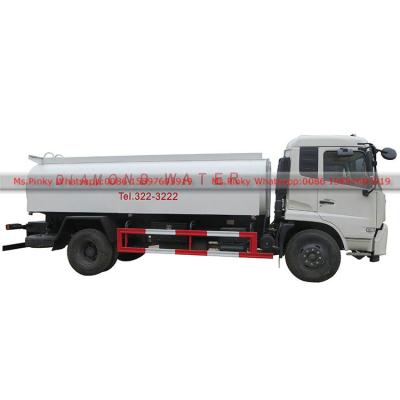 China New Hotels 12Tons Drinking Water Tanker Trucks With Stainless Tank For Drinking Water Transport Export To Philippines for sale