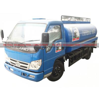 China Hotels Straight Drive 4Tons Mini Food Transport Fresh Liquid Truck For Universal Dairy Milk With Food Grade Stainless Steel Tanker for sale