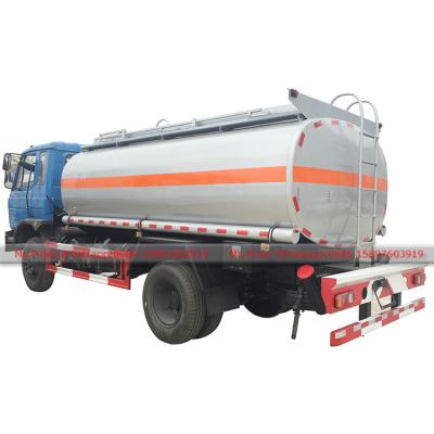 China 10000L Oil Distribution Truck Dongfeng Fuel Oil Tanker Truck Oil Transport Car 11 - 20T for sale