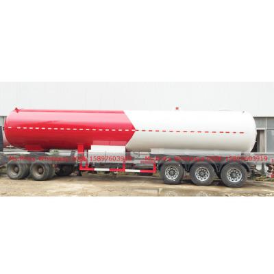 China Truck Trailer Nigeria 3 Axles LPG Trailer Truck LPG Tanker Trailer 36.8cbm Propane Transport Trailer for sale