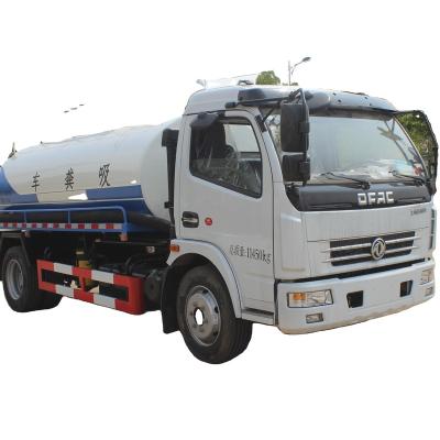 China Dongfeng brand fecal suction truck with vacuum pump fecal suction truck used septic tank truck 6000-8000 liters for sale