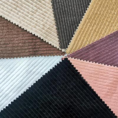 China Viable Most Popular 8 Wide 100% Cotton Wale Seersucker Corduroy Fabric For Toy Bag Shirt And Clothes for sale