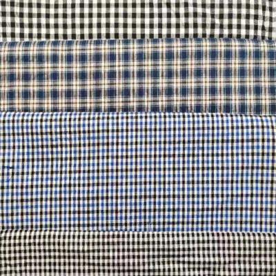 China Wholesale Viable High Quality 100% Cotton Mini Plaid Yarn Dyed Fabric for Toy Shirt Clothes Lining for sale