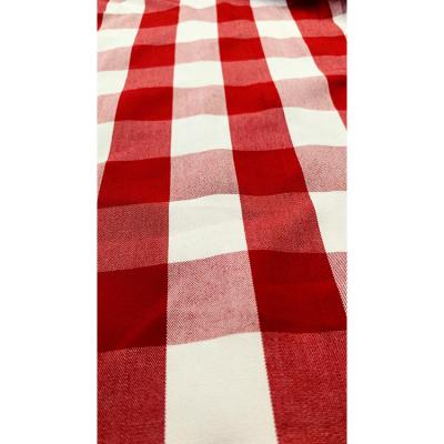 China Factory Best Selling 65%Polyester 32% Rayon 3% Spandex Cotton TR Soft Check Fabric From Wholesale Price for sale