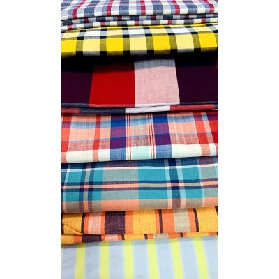 China Factory direct selling soft designs 100% cotton stripe hometextile fabric for t-shirt for sale