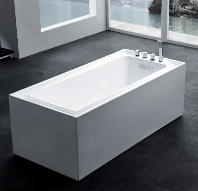 China Large Modern Acrylic Square Bathtub Freestanding Bathtub SA-7503 for sale