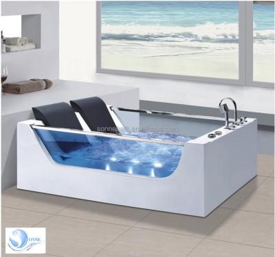 China Massage Sonne White Acrylic Massage Bathtub and Whirlpool Tub SA-9078 for sale