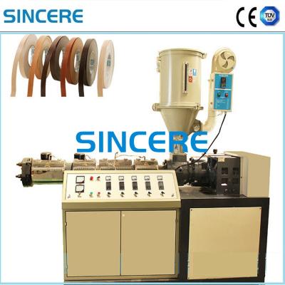 China ABS Plastic PVC Profile Extrusion Machine Furniture Edge Banding Extrusion Line for sale