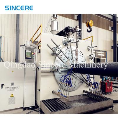 China 120-500kw Continu Spiral Pipe Hdpe Extrusion Line machine Te koop