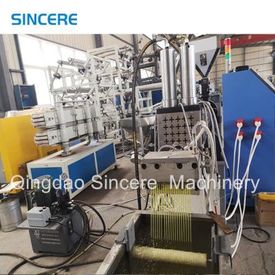 China Recycling PMMA ABS PP PE PVC Film Plastic Pelletizing Line Granulation Machine for sale