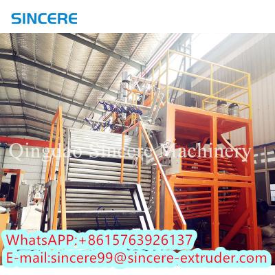 Chine Usine de ligne d'extrusion de tuyaux en spirale en PEHD coulissante sur mesure pour chantier de construction à vendre