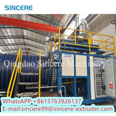 China Automatische HDPE PVC-spiraalbuis-extrusielinje Machinery Plant DN300 Te koop