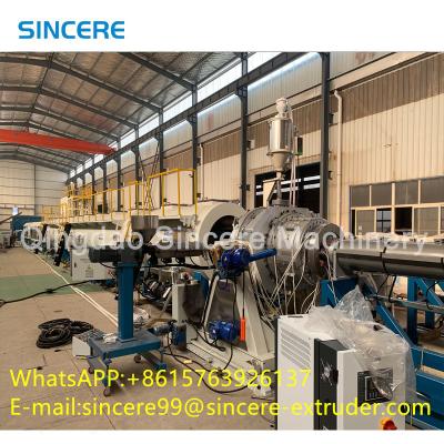 China Water Solid PVC Pipe Extrusion Plant Production Line 315mm-800mm for sale