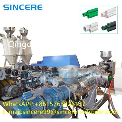 China Full Automatic PPR PVC Pipe Extrusion Line Production Equipment for sale