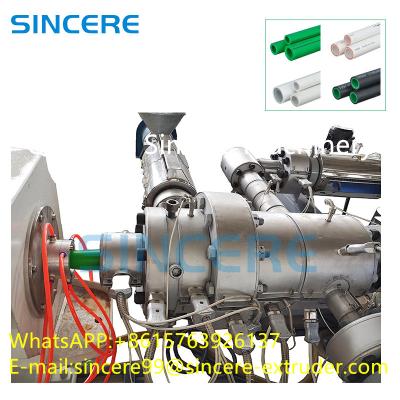 China PP PPR Single Layer Plastic Pipe Extrusion Line Composite Corrugated Pipe Making Machine for sale