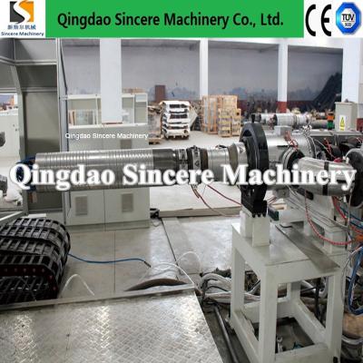 China Polyethylene Corrugated Tube Extrusion Line Extruder Machine Electrical Conduit Pipe Making Machine for sale