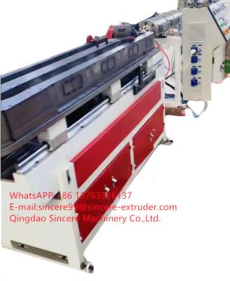 China Plastic PE PP PA PVC dWC Corrugated Pipe Extrusion Line Single Wall for sale