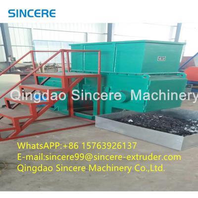 China OEM Plastic Auxiliary Equipment Shredder Crusher Machine For Pipe Sheet Bottles Shoes Textile for sale