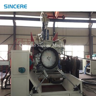 China Ribbed Conduit PP Hdpe Pipe Making Machine Extrusion Line Manufacturing Machine for sale