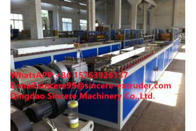 China Decoration Composite PE WPC UPVC PVC Profile Extrusion Machine Production Line for sale