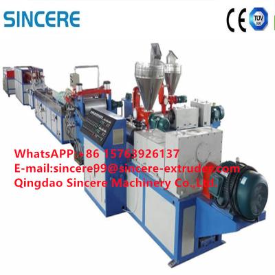 China Small PVC Profile Extruder Machine Production Line PE PP Window Profile Extrusion Line for sale