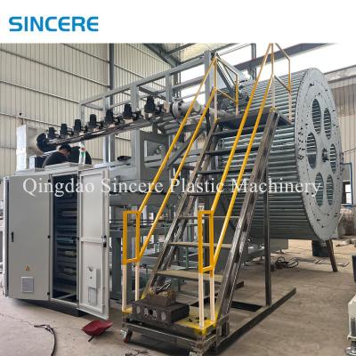 China Plastic Spiral Winding Pipe Extrusion Line PPR Pipe Manufacturing Machine 100-300kw for sale