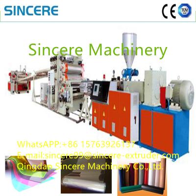 China PLC Hips PVC Plastic Sheet Extrusion Machine Production Line for sale