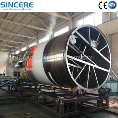 China Plastic Solid Wall Spiral Winding HDPE Pipe Wateropslag Tank Extrusie Productie Machine Line Te koop