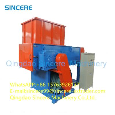 China Waste Plastic Pipe Shredder Machine For PP / PE / HDPE / LDPE / PVC for sale