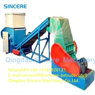 China High Output Plastic Films/Pet Bottles/HDPE Milk Bottles Recycling Crusher Shredder Machine Te koop