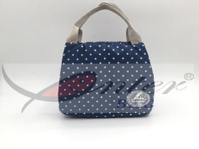 China Bolso azul del refrigerador del viaje del poliéster 420D para la capacidad grande 21.5*18*17 cm de la comida campestre en venta