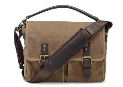 China Waterproof Canvas Messenger Bag , Canvas Briefcase Messenger Bag 12.2