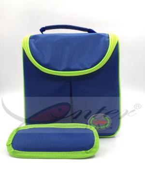 China Kleines Polyester-Kühltasche des Blau-420D im Freien, Gefrierschrank-Mittagessen-Taschen-multi Farbe zu verkaufen