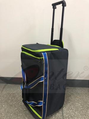 China El balanceo azul aisló un bolso más fresco, bolso más fresco que acampaba rodado aislado, bolso aislado termal de la carretilla en venta