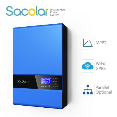 China 4000W 5000W With MPPT Solar Controller Full Protection Hybrid Solar Inverter Based for sale