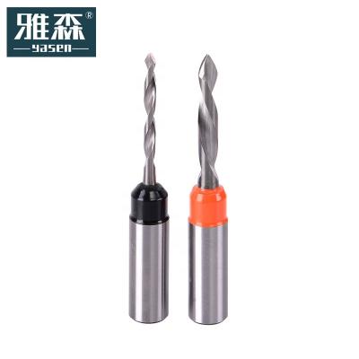 China Solid Tungsten Carbide Wood Finger Drill Bits For Through Hole for sale