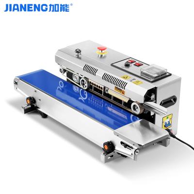 China Automatic Efficient Electronic Intelligent Continuous Food Plastic Bag Sealing Machine CE Certification for sale