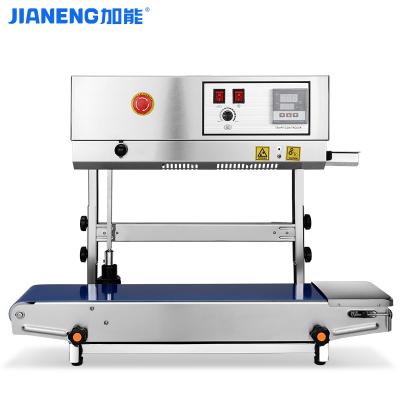 China Horizontal Electronic Vertical Type Sealing Food Automatic Band Sealer Heat Plastic Bag Machine for sale