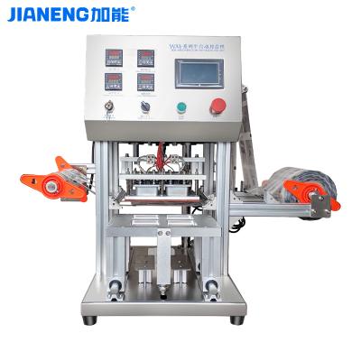 China Food Plastic Box Sealing Machine Pneumatic Roll Film Sealing Plastic Box Packaging Machine for sale