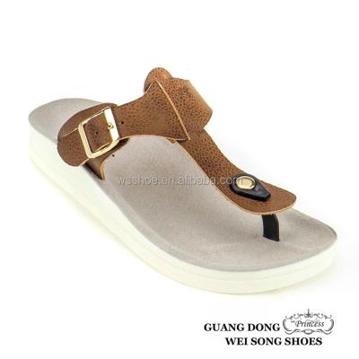 China Flip Flops Flip Flop PU Model Women New And Simple Popular Lovely Teens Slippers for sale