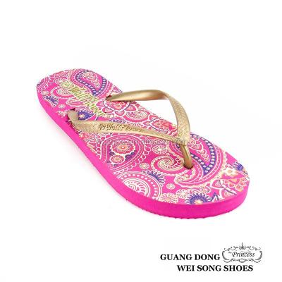 China Hot Selling New Style Flip Flops Ladies Medicated Slipper Flat Shoes For Women for sale