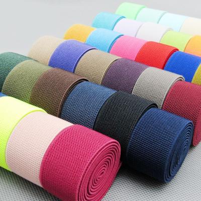 China 3cm Strong Elastic Durable Polyester Twill Elastic Band Running Tape for sale