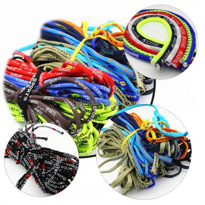 China Jacquard Logo Custom 100% Durable Braided Nylon Rope Cord 5mm For Pants Swim Short for sale