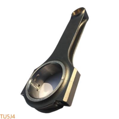 China Engine crankshaft and connecting rods tu5j4 1. 4 1. 6 8s piston pin forged connecting rod for PSA Peugeot 106 gti p106 for sale