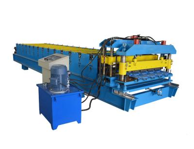 China Garment Shops Galvanized Sheet Glazed Tile Roll Forming Machine for sale