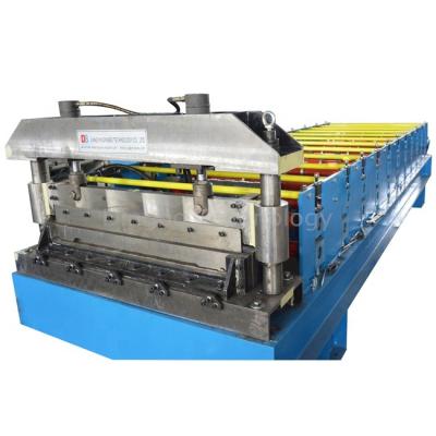 China Hotels factory price making building material wall panel metal roofing tile roll forming machine for sale for sale