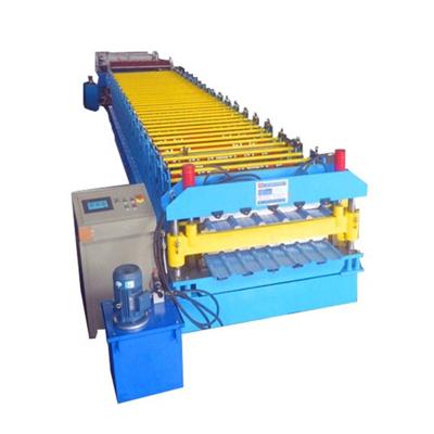 China Hotels 1000 Color Coated Steel Roofing Tile Making Machine Roll Forming Machine Double Layer Roof Roll Forming Machine for sale